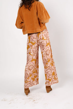 Arizona Gold Floral Wide Leg Pants